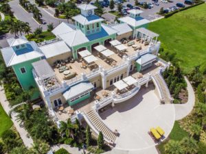 Bird’s eye view of the Encore clubhouse.
