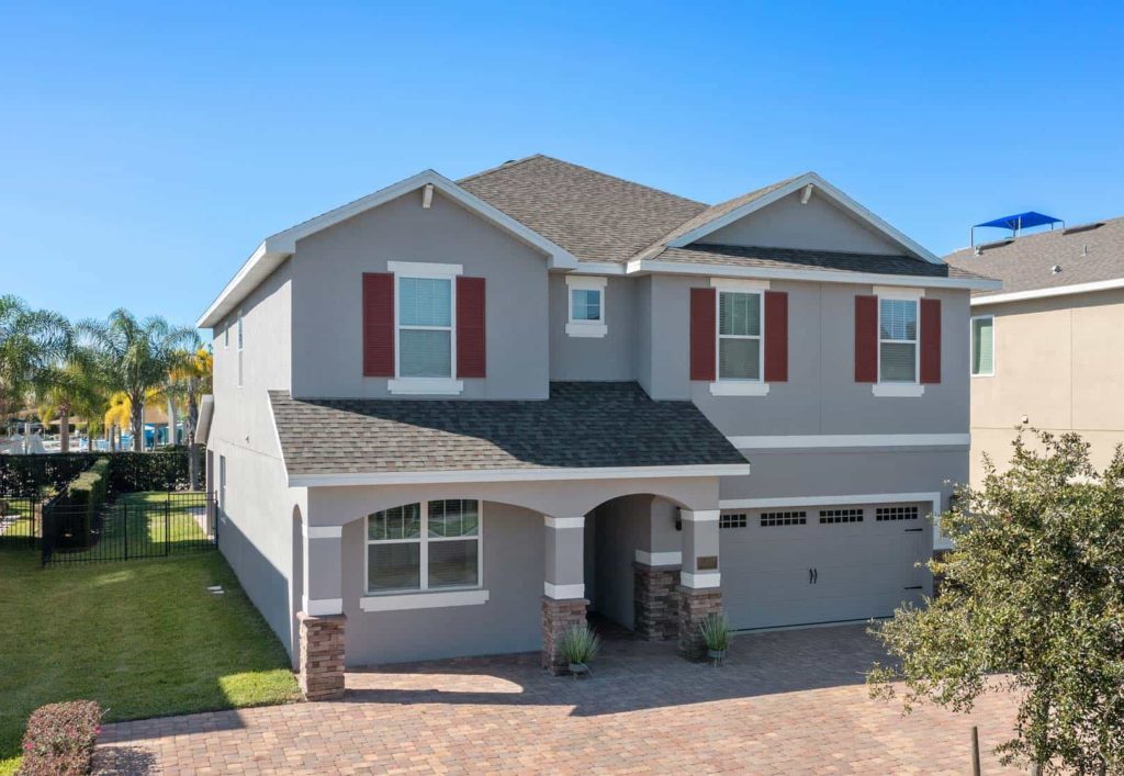 Front view of Weathers’ Orlando Vacation Home at Encore Resort at Reunion.