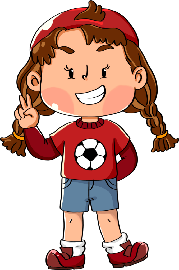 Dani Luna giving a peace sign