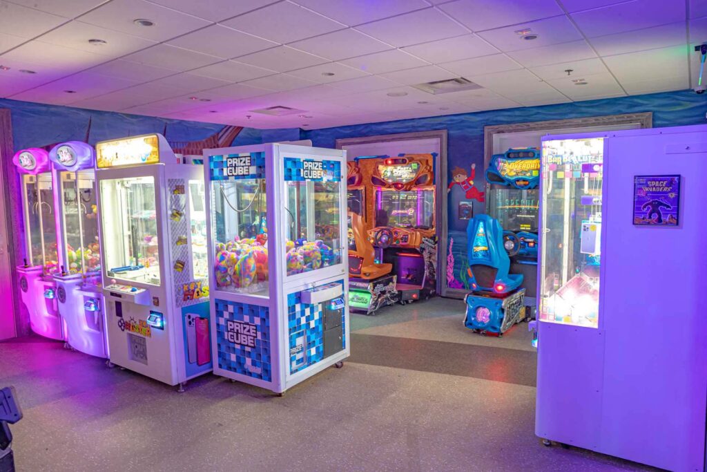 Spielhalle mit verschiedenen Spielen und Gewinnautomaten Encore Resort auf Réunion