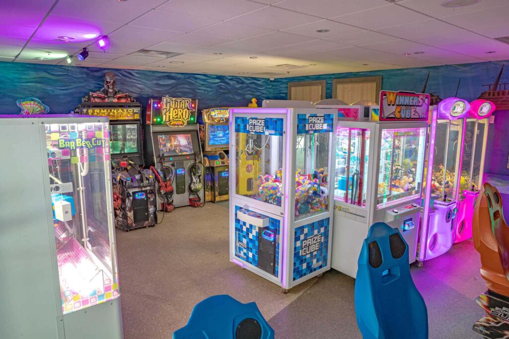 Spielhalle mit verschiedenen Spielen und Gewinnautomaten Encore Resort auf Réunion