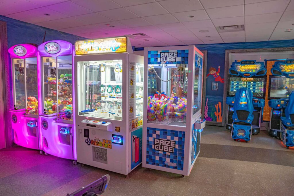 Arcade-Gewinnautomaten bei Encore Resort auf Réunion