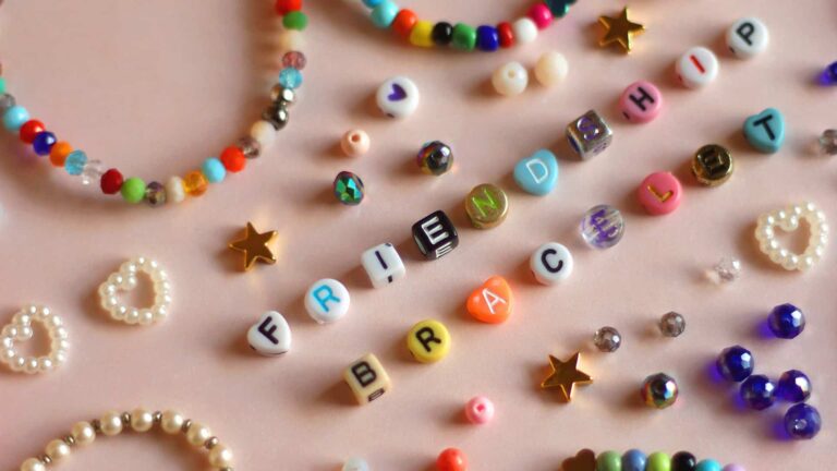 Activities Calendar 4 Friendship Bracelets and beads